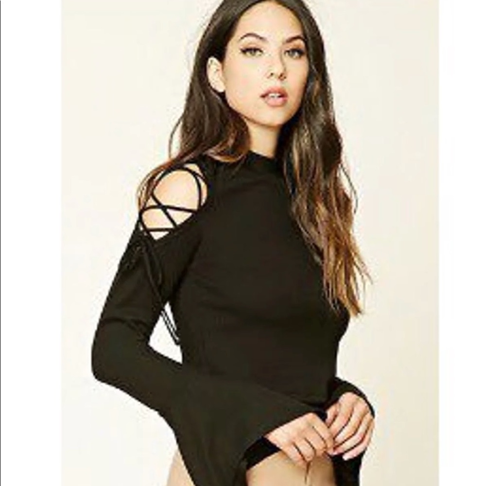 F21 flare crop top..NEW PICS ADDED